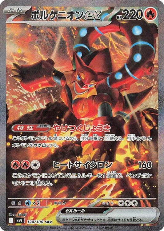 Volcanion ex Special Art Rare 124/100 Battle Partners