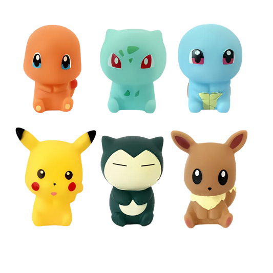 Pokemon Bath Toys | 6 Unique Pokemon Toys | Toddler Bath Toys | Baby Bath Toys | Swimming Pool Toys | Bath Toy | Travel Toys | Water Toys | Pokemon Figures | Kids Bath Toys | Water Play Toys