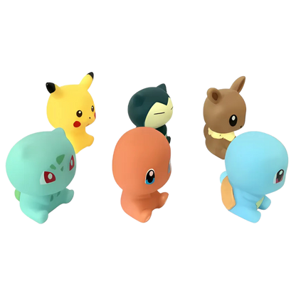 Pokemon Bath Toys | 6 Unique Pokemon Toys | Toddler Bath Toys | Baby Bath Toys | Swimming Pool Toys | Bath Toy | Travel Toys | Water Toys | Pokemon Figures | Kids Bath Toys | Water Play Toys